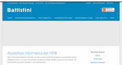 Desktop Screenshot of informaticabattistini.it